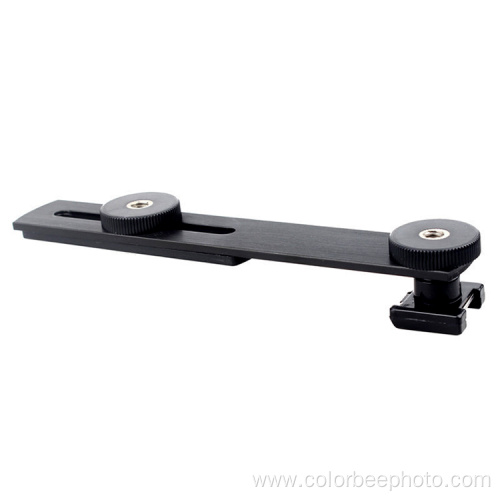 Sliding Camera Arms Flash Hot Shoe Bracket